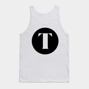 T (Letter Initial Monogram) Tank Top